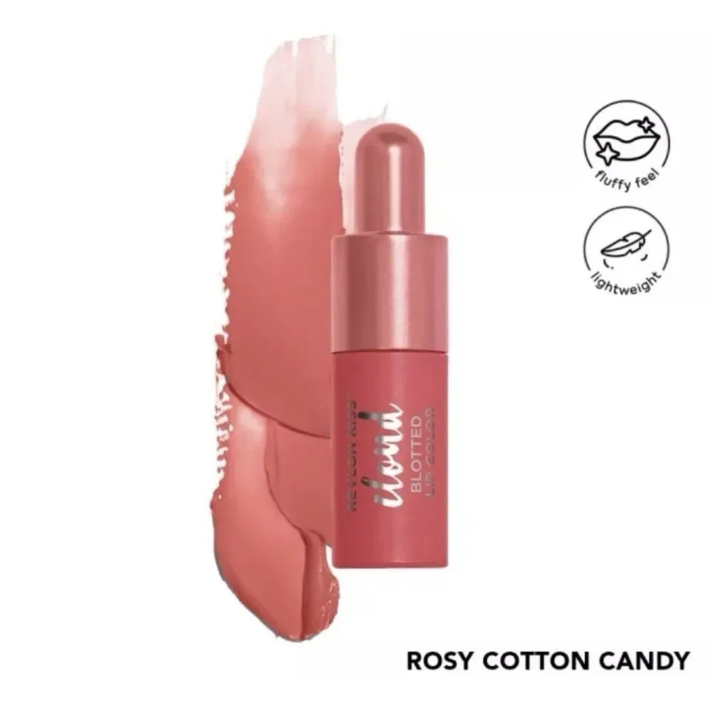 Revlon Kiss Cloud Blotted Lip Color - 003 ROSY COTTON CANDY , 0.15Oz. - 5 ml.